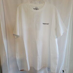 Forgotten Faces Men's Camouflage Short Sleeve T-Shirt White LARGE NWT